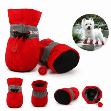Waterproof Dog Rain Boots with Anti-Slip Sole