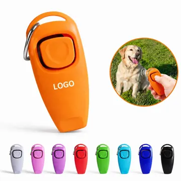 ABS Pet Training Clicker with Whistle, 2-Inch Compact Tool