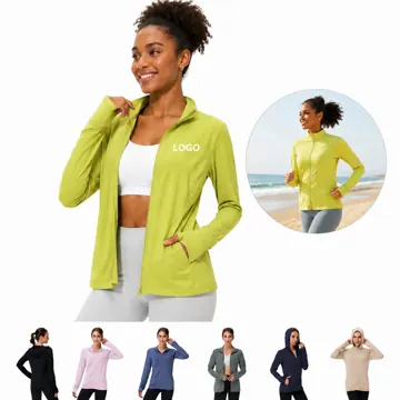 Women's UPF 50+ Lightweight Full Zip Sun Jacket