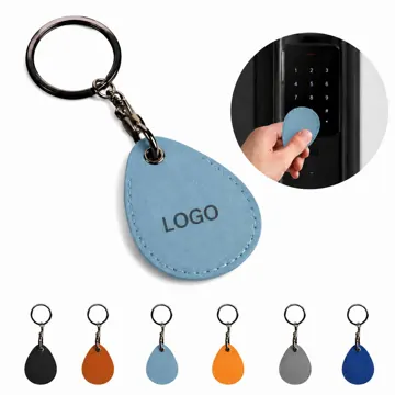 PU Leather Access Card Holder with Clear Window