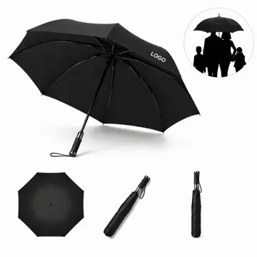 Auto Open Golf Umbrella Windproof Extra Large Long Handle