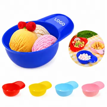 Plastic Baseball Cap Ice Cream Bowl 8oz Novelty Dessert Dish