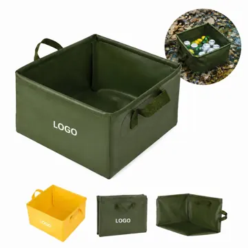 13L Folding Waterproof Square Bucket for Camping & Outdoor