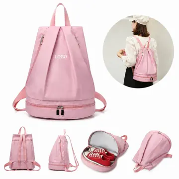 Waterproof Wet Dry Duffel Backpack with Separate