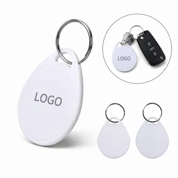 Teardrop Plastic Keychain Pill Organizer with Snap-Lock Lid
