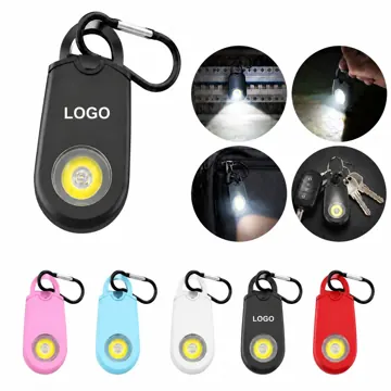 130dB Alarm LED Keychain Self-Defense Tool with Striking Tip