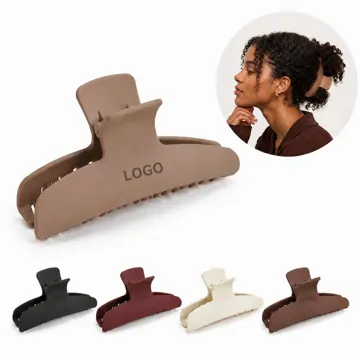 Frosted Non-Slip Hair Claw Clip for Women, Sturdy Hold