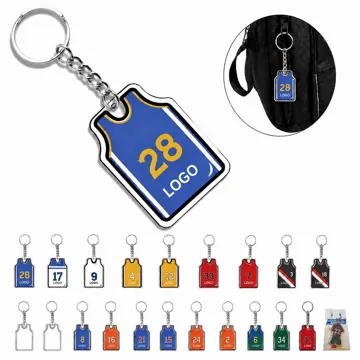 Custom Basketball Acrylic Keychain Pendant for Fans