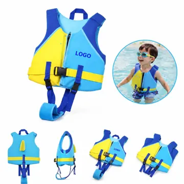 Boys Neoprene Swim Vest with Adjustable Straps for Kids