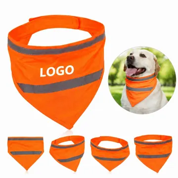 Reflective Dog Bandana for Small Medium Large Pets Safety