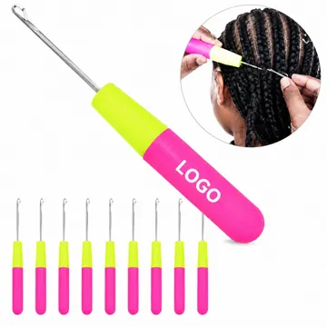 Ergonomic Crochet Needle for Hair Extension Application