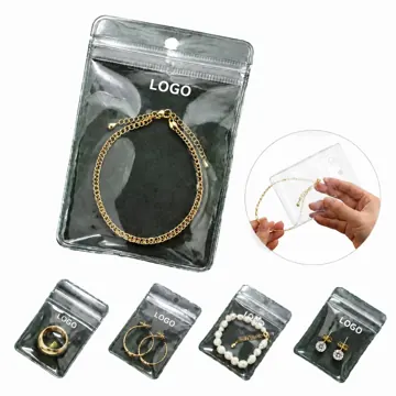 10 Clear PVC Waterproof Jewelry Storage Bags