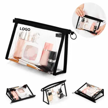 TPU Transparent Cosmetic Bag Waterproof Travel Storage