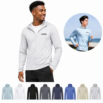 Men's UV Protection Hoodie Lightweight Sun Shirt