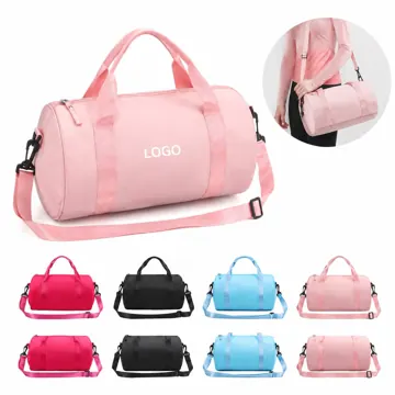 Water-Resistant Nylon Crossbody Sports Bag with Adjustable