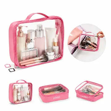 Waterproof Transparent PVC Toiletry Bags for Travel