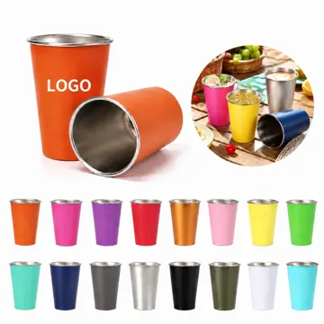 16 oz Stainless Steel Pint Cup, Insulated Reusable Drinkware
