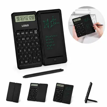 2-in-1 Calculator Writing Tablet for Notes and Math