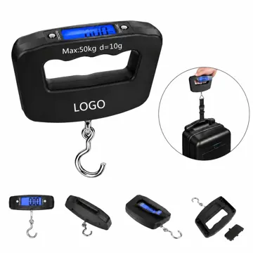 Digital Luggage Scale with Hook, Portable Handheld