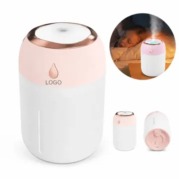 USB Mini Humidifier 330ml with Colorful LED Light