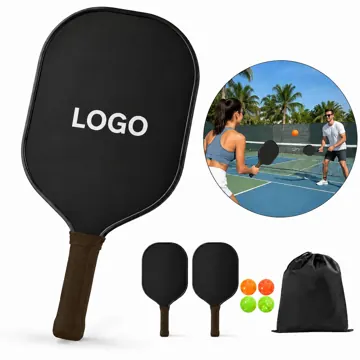 Full Color Fiberglass Pickleball Paddle Set, 2-Pack