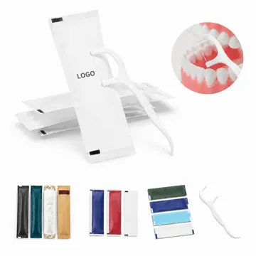 Individually Wrapped PE-Coated Dental Floss Picks for Travel