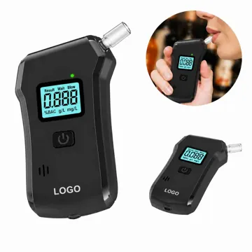5.0 Sensor Breathalyzer Tester Portable Digital Alcohol