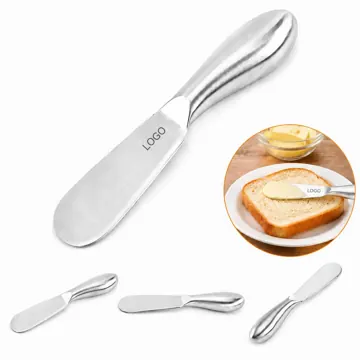Stainless Steel Butter Knife Set for Cheese and Spreads