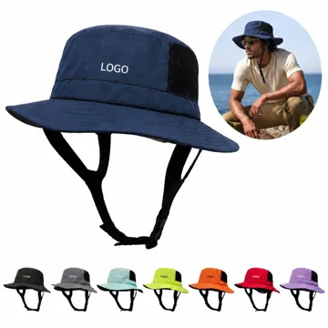 Sun Protection Fisherman Hat with Chin Strap for Outdoor