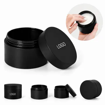 Custom Airtight Matte Black PET Jar for Pet Treats