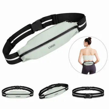 Waterproof Running Waist Bag with Reflective Safety Strap