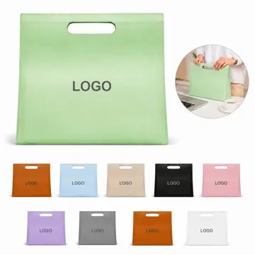 A4 PU Leather Magnetic Document Tote Bag