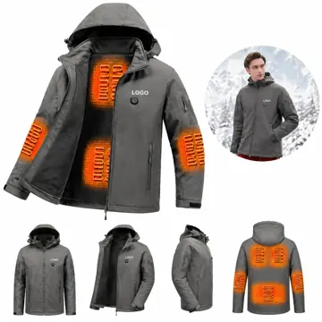 7-Zone USB Heated Jacket with Rechargeable Battery