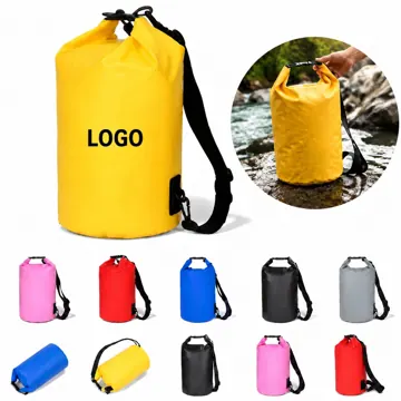 15L Waterproof Dry Bag with Single Shoulder Strap