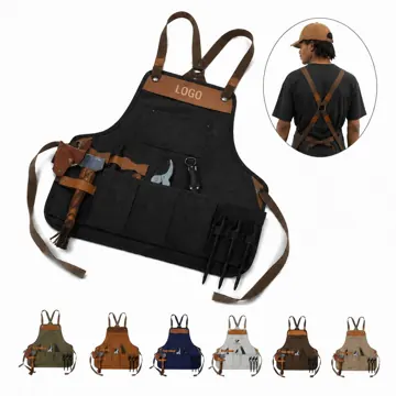 14-Pocket Tool Apron Bag with Adjustable Waist Strap