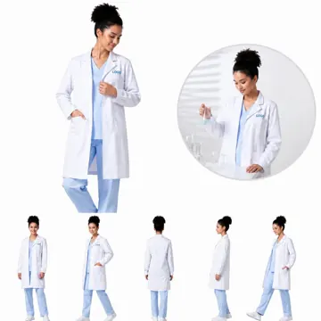 Heavyweight Medical Lab Coat for Doctors, Unisex