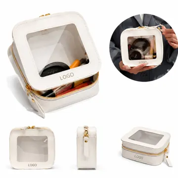 Transparent Waterproof Toiletry Bag, Clear Cosmetic Pouch