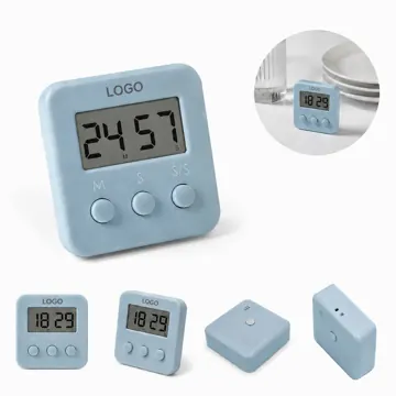 LCD Digital Timer with Magnetic Back, Countdown and Alarm
