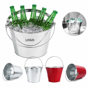 5L Iron Beer Ice Bucket for Chilled Drinks