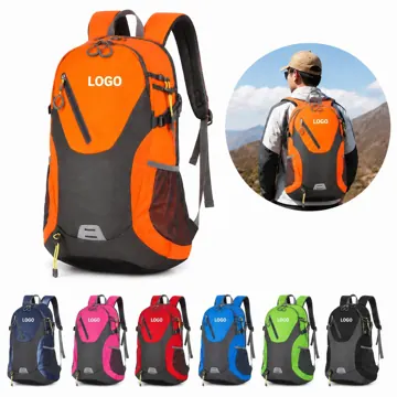 40L Reflective Hiking Backpack Water-Resistant Outdoor