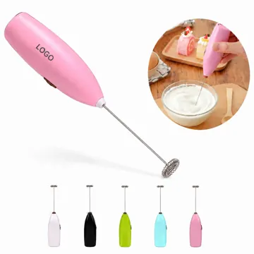 Handheld Battery-Powered Milk Frother with Stainless Steel