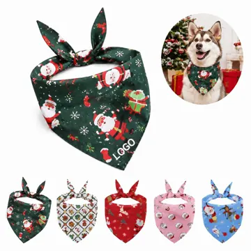 Multifunctional Triangle Pet Bandana Polyester Neck Scarf