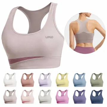 Women's Padded Yoga Sports Bra with Shockproof Support