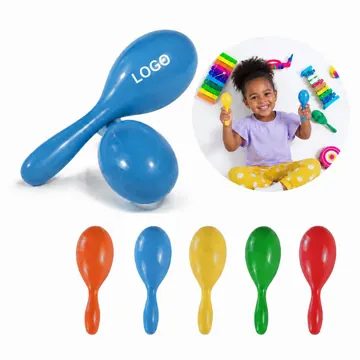 Durable PS Maracas Handheld Percussion Shaker for Music