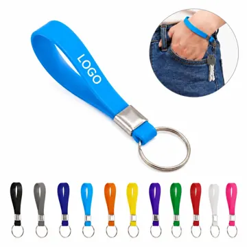 Customizable Silicone Keychain, Lightweight Durable Key