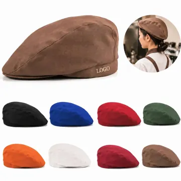 Adjustable Chef Beret Hat for Restaurant Waiter Kitchen