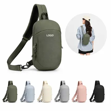 Anti-Theft Crossbody Chest Bag with Multiple Zippered