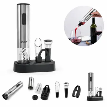 Rechargeable Electric Wine Opener Set with Foil Cutter