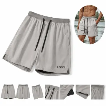 Men's Quick-Dry Athletic Shorts with Drawstring for Running