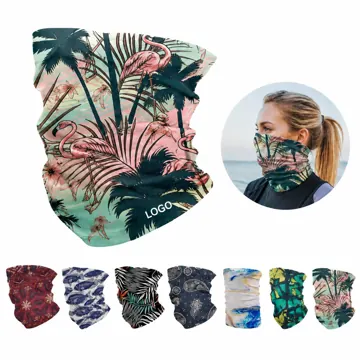 Seamless Polyester Neck Gaiter for Outdoor Wind Dust Sun